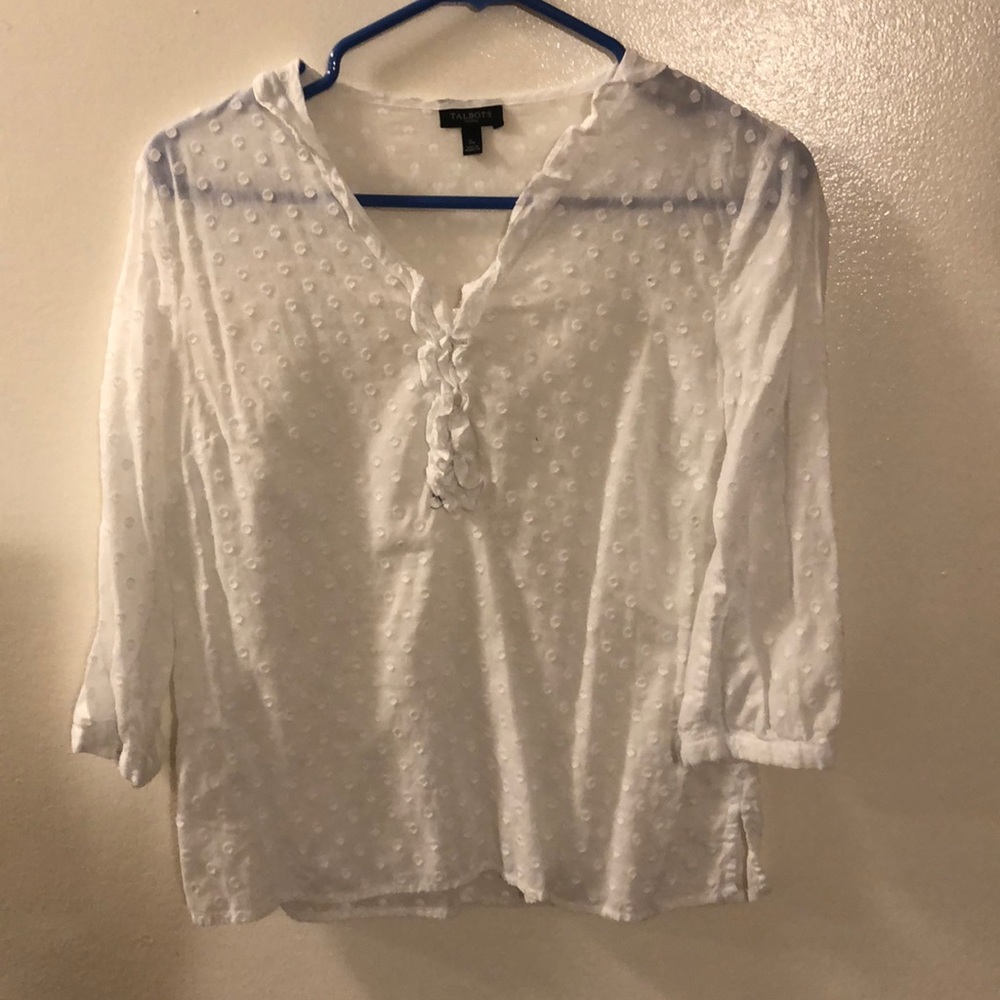 White summer blouse